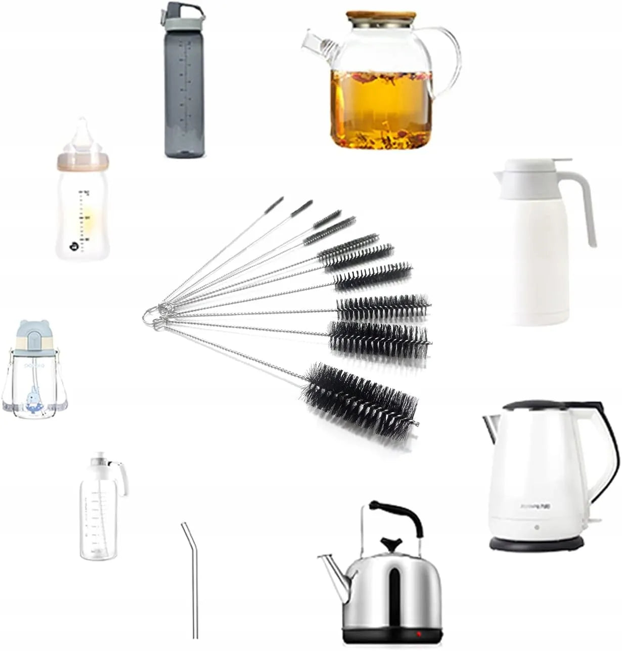 Kartáče na čištění těžko přístupných míst